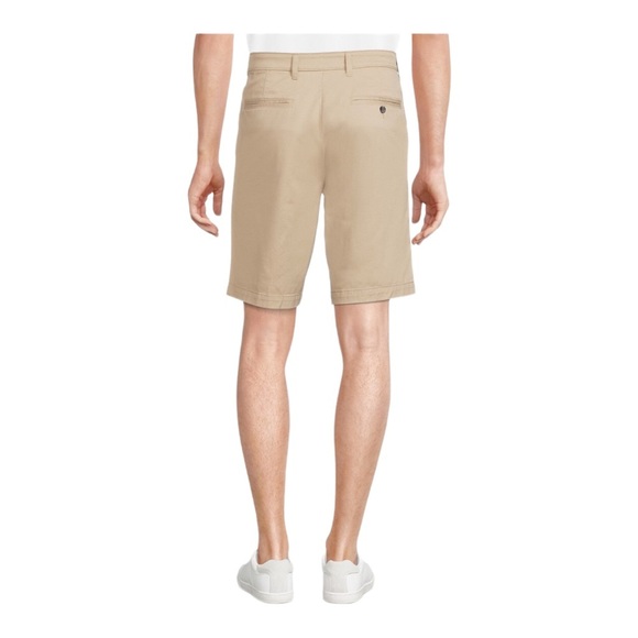 stonewash cotton-blend finish classic flat front shorts for men size 46 new - Picture 3 of 5